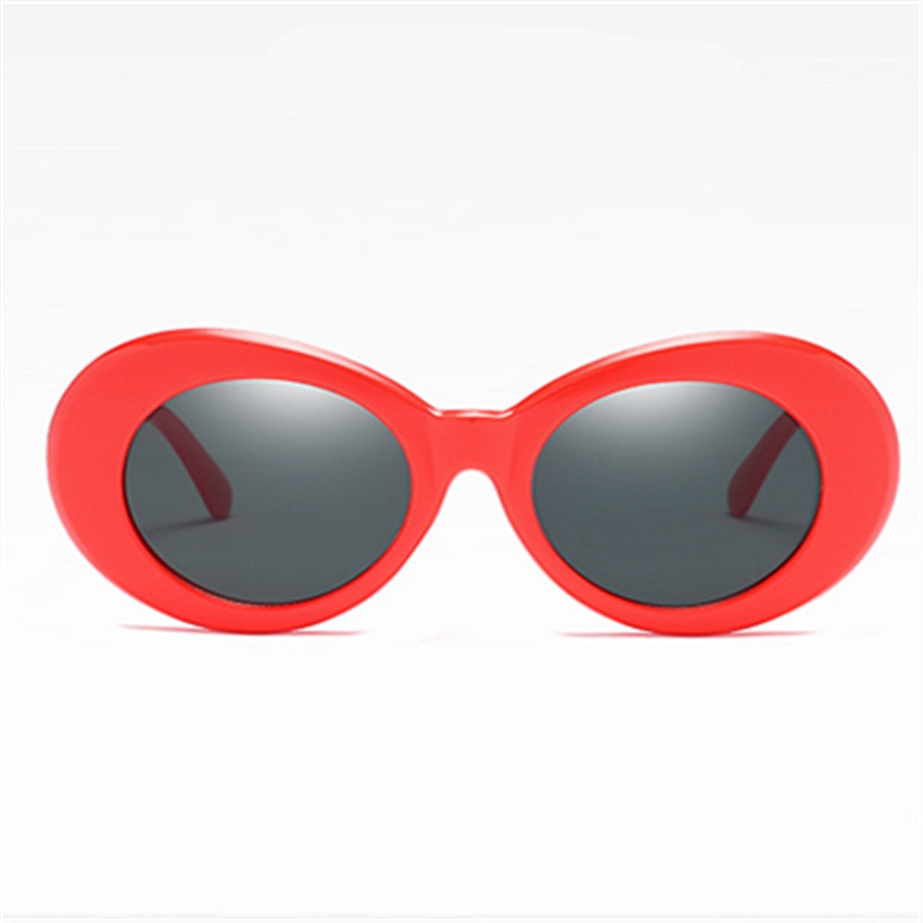 Clout Goggles Retro Sunglasses Women Red Pink Vintage Round Sexy Sun Glasses Kurt Cobain UV400 Eyeglasses Goggles