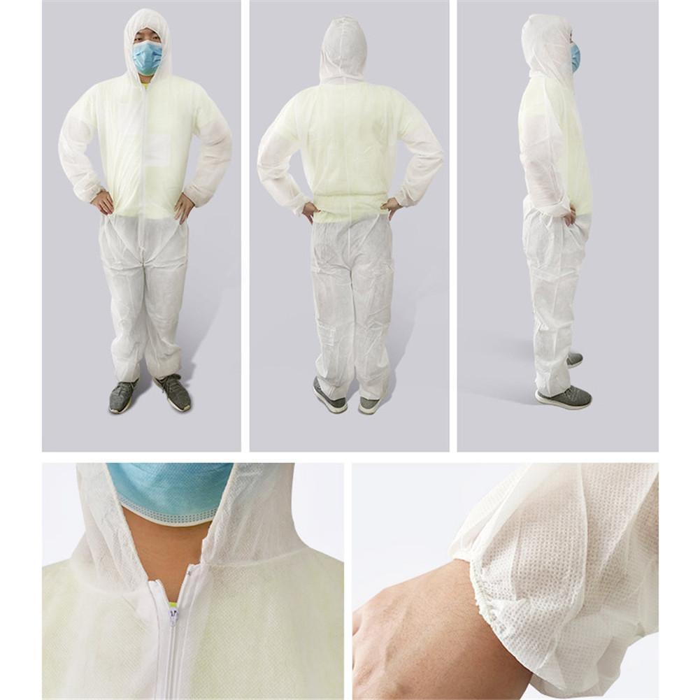 Disposable Protective Clothing One-piece Full-body Isolating Clothing White