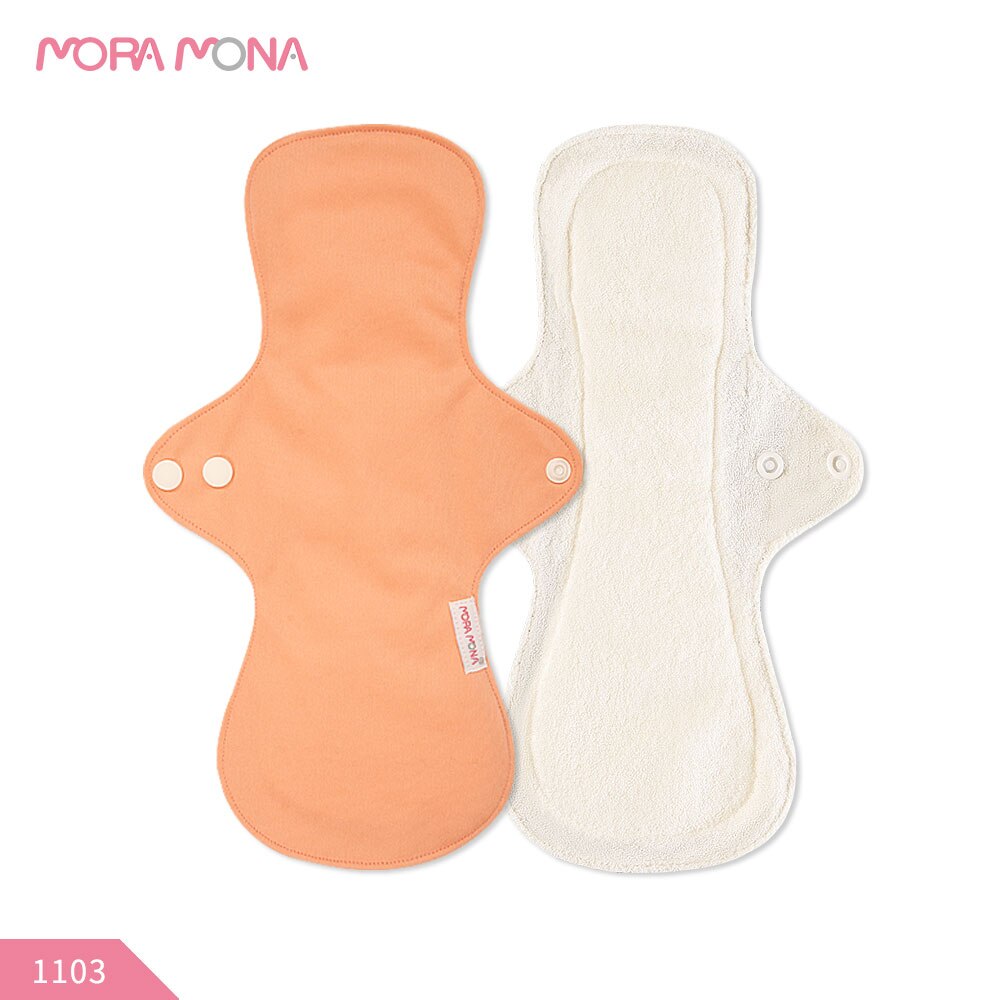 Mora Mona Reusable Menstrual Pad For Heavy Flow Large Size Breathable Women Cloth Pad 5 Pieces: 1103