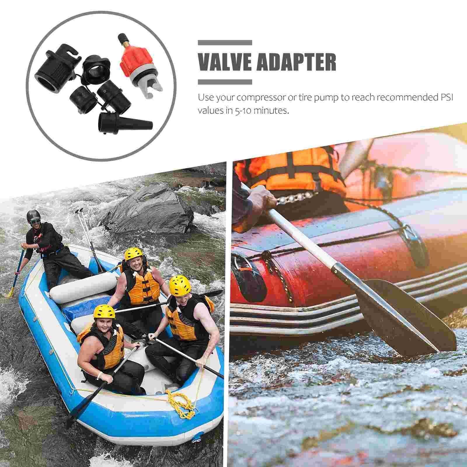 1 set of Adapter Air Pump Accessories Pump Adapter Air Pump Adapter for Boat