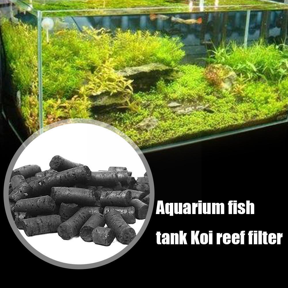 100G Actieve Kool Koolstof Pellets In Vrije Mesh Media Zak Voor Aquarium Visvijver Tank Canister Filter C5i8