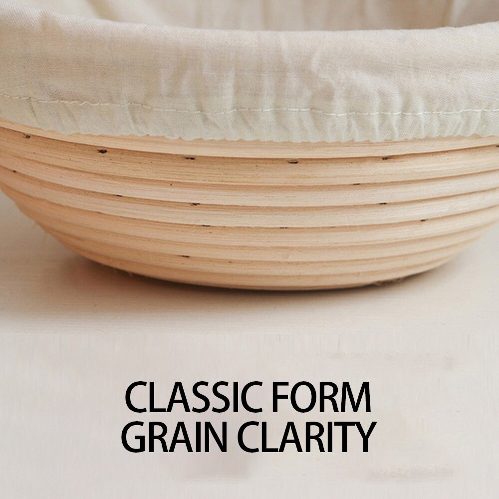 Natural Rattan Bread Proofing Basket Natural Oval Rattan Wicker Dough Fermentation Sourdough Banneton Bread Basket Baking Tools