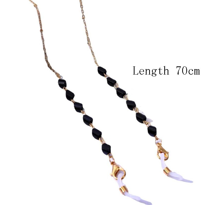 neue Kristall Perlen Ketten Für Maske Masking Sonnenbrille Gläser Perle Kette Brillen Brillen Lanyard