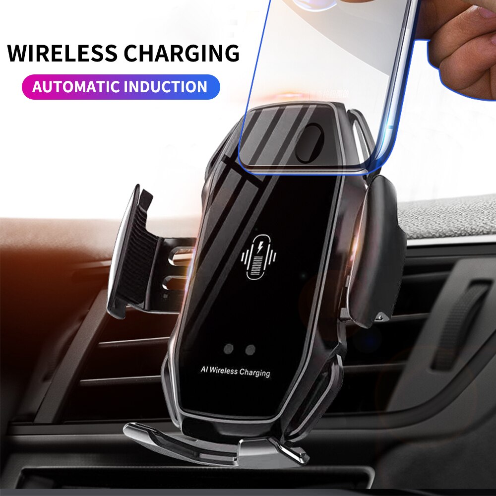 Drahtlose Auto Air Vent Ladegerät 10W foriPhone 8 Plus X Auto Spann Telefon Halter Multi Kompatibel forSamsung S9 S10 schnelle Lade