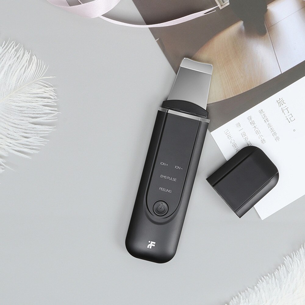 InFace Ultrasonic Skin Scrubber Cleaning Blackhead Peeling Shovel Facial Pore Cleaner Face Skin ion Skin Cleansing Instrument