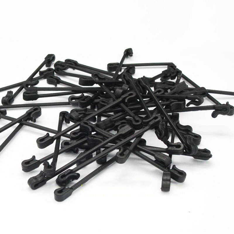 50/100Stck Kunststoff Pflanze Befestigung Clips Tomaten Unterstützung Clips Trauben Gestell Gittergewebe Befestigungen Gartenarbeit Landwirtschaft Bündelung Linie Käfige