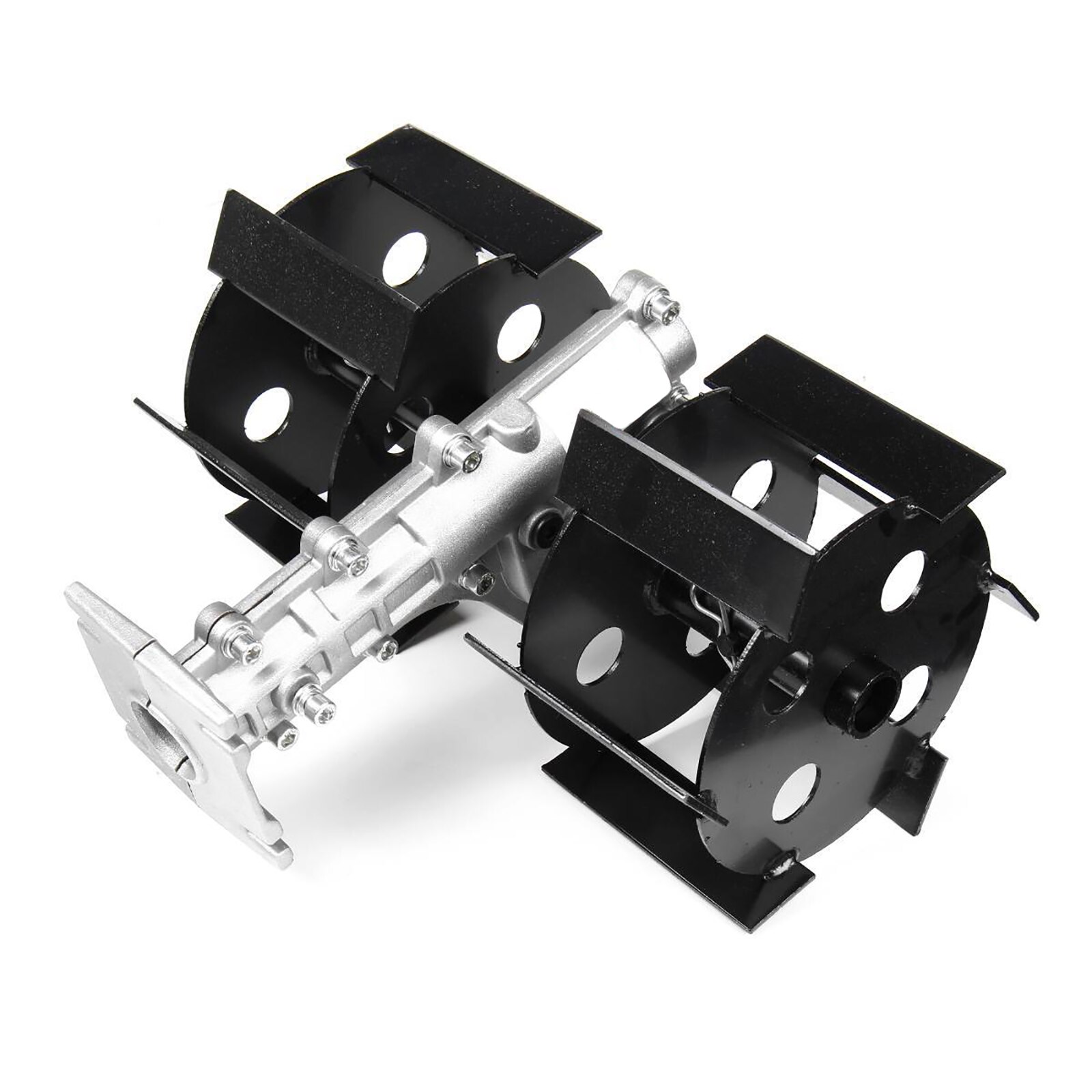 28mm 7/9 Tooth Lawn Mower Working Head Assembly Weeding Wheel Brush Cutter Soil Loosener Weeder Cultivator Accessories Orchard