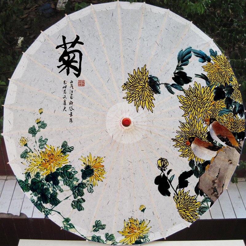 Bridal Umbrellas Wedding Floral Umbrella for Women Cosplay Oil Paper Parasol Women Photo Props Wedding Ornament: 11