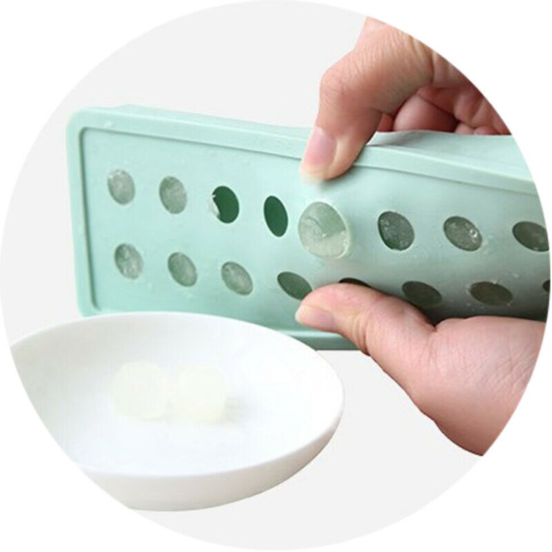 Silicone Sphere Ice Cube Ball Mold Round Chocolate Maker Whiskey Cocktails Bar 20 Silicon Tray