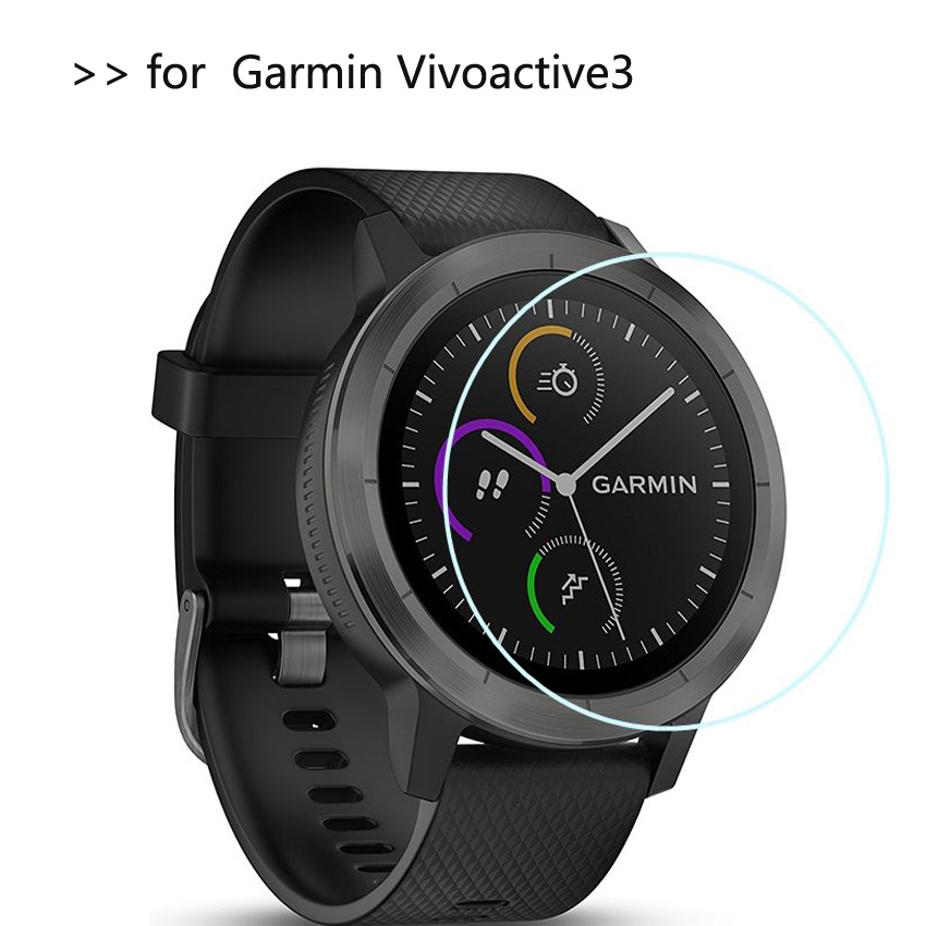 Voor Garmin Vivoactive3 Gehard Glas Screen Protector Film voor Garmin Vivoactive 3 Horloge Beschermende Glas film