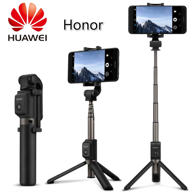 Huawei honor bluetooth-reisestativ (kabellos) selfie-stick-stativ-kombination, 360 grad freie drehung, leicht und tragbar