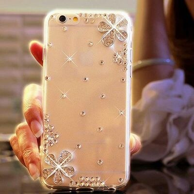 Nette Diamanten Hülse Für Samsung Galaxis S7Kante Telefon fallen Strass transparent TPU + PC Schützen Telefon Abdeckung Acryl kippen fallen: 8