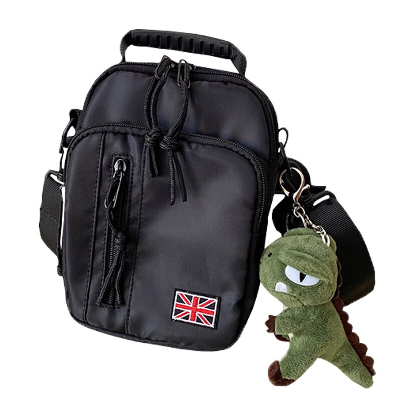 Originele Mode Toevallige Canvas Cool Enkele Schouder Diagonaal Handtas Eenvoudige Tas Breedte 16Cm Hoogte 21Cm Dikte 9Cm