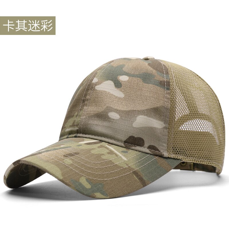 Zomer Buiten Licht En Dunne Droge Snel Zonnehoed Jungle Sport Cap Mannen En Vrouwen Big Size Mesh Baseball caps 56-63Cm: A1