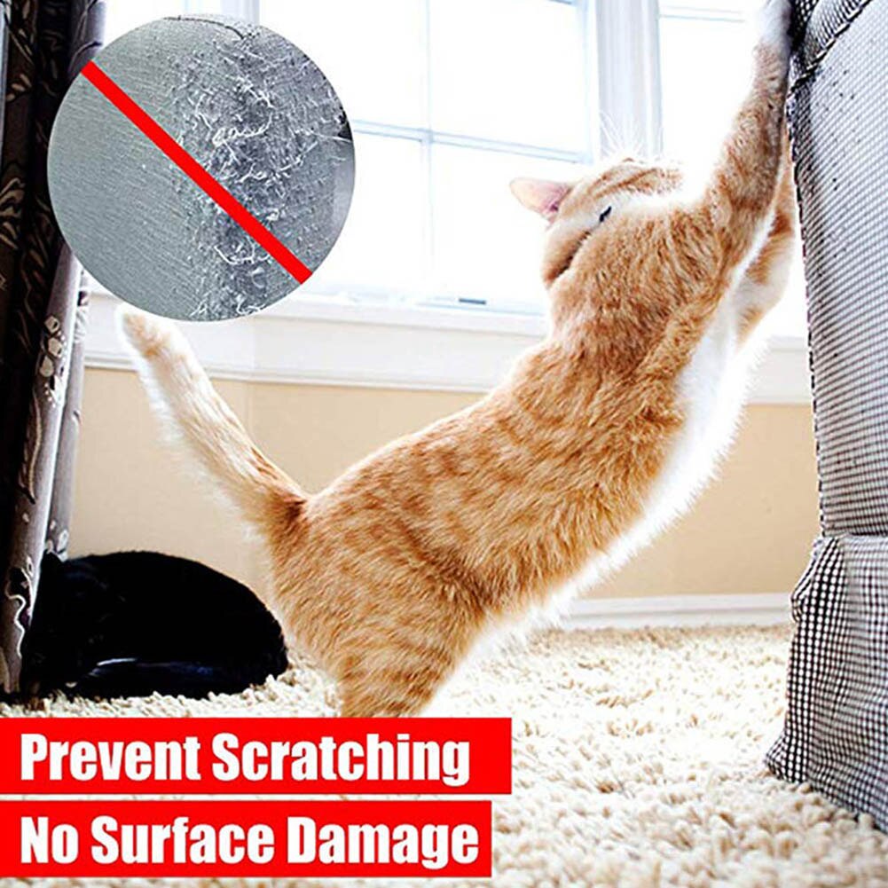 Anti Cat Scratch Tape mobili Protecitve Tape deterrente Training Tape mobili divano tappeto Protector Pad Sticker forniture per animali domestici