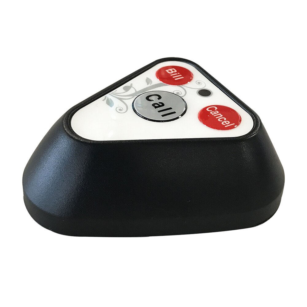 JINGLE BELLS 5 pcs of button wireless calling system call button 3 key 433.92mhz call button for Cafe Hotel Restaurant call bell