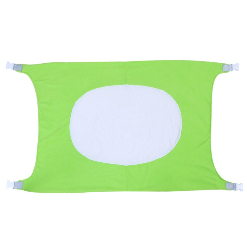Øge åndbar mesh foldbar vaskbar sovekomfort sikker og praktisk åndbar sommer baby hængekøje: Lysegrøn