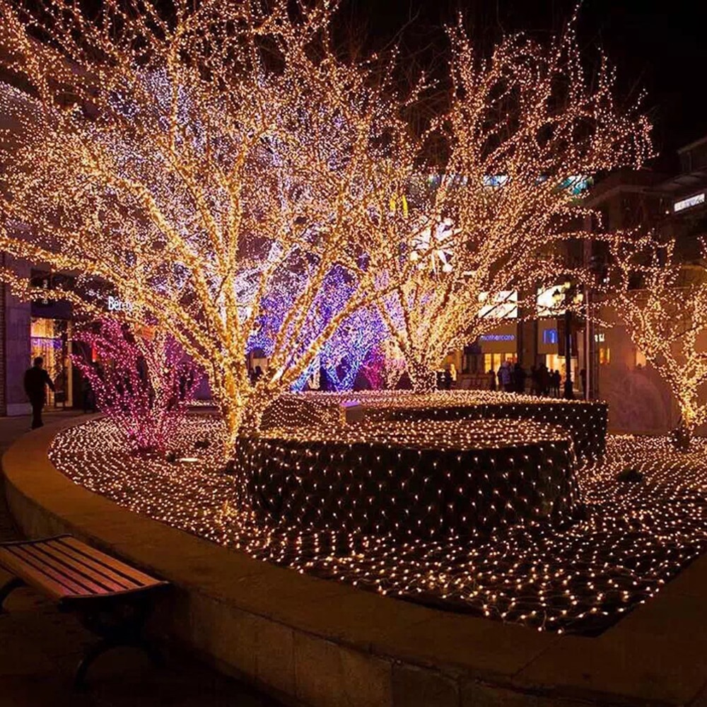 10Meter Led String lights 100Leds with Controller for Christmas tree House courtyard Party Garden Decor 110V/220V Q