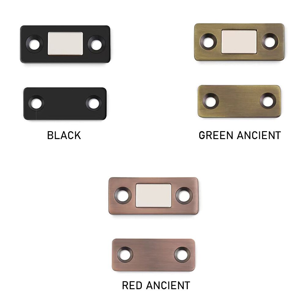 2pcs Strong Door Closer Magnetic Cupboard Ultra Closures Furniture Cupboard with Screws Ultra Thin Cabinet Catch Latch Hardware