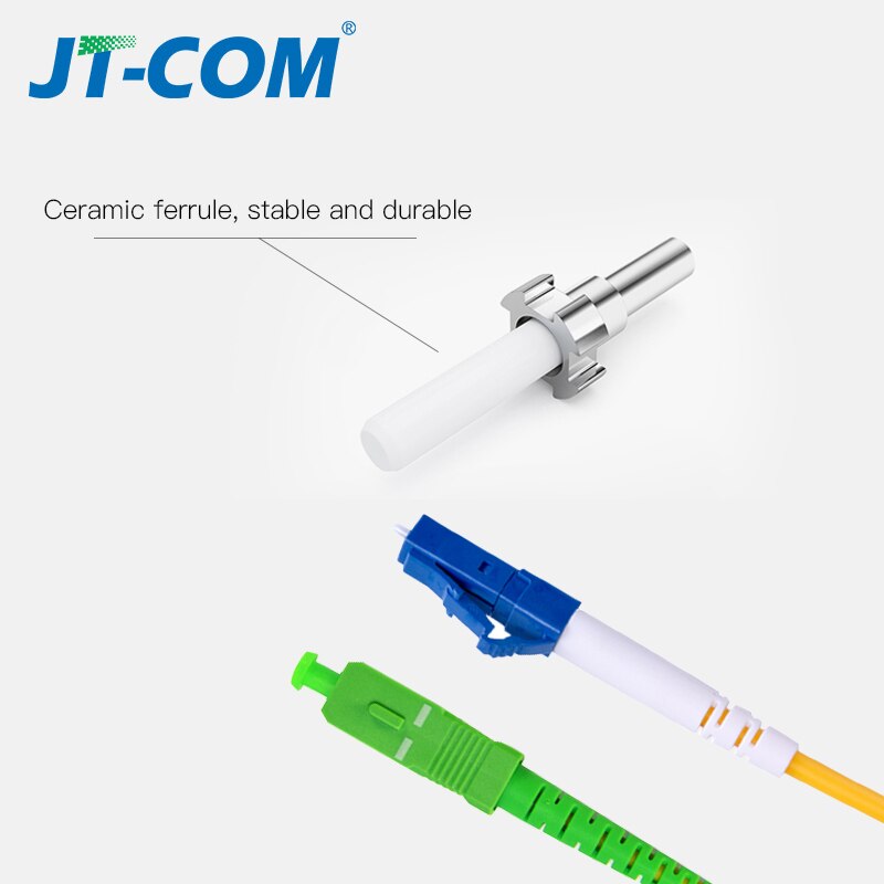 ! SC-LC 3M Simplex Single Mode Fiber Optic Patch Cord SC/APC-LC/UPC 3M 2.0mm 3.0mm FTTH Fiber Patch Cable