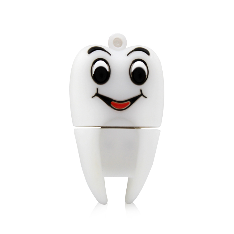 Cartoon ludzkie narządy pamięć USB płuca serce żołądek mózg lekarz Pendrive karta pamięci 64GB 32GB Memoria U Pendrive: YELLOW / 4GB