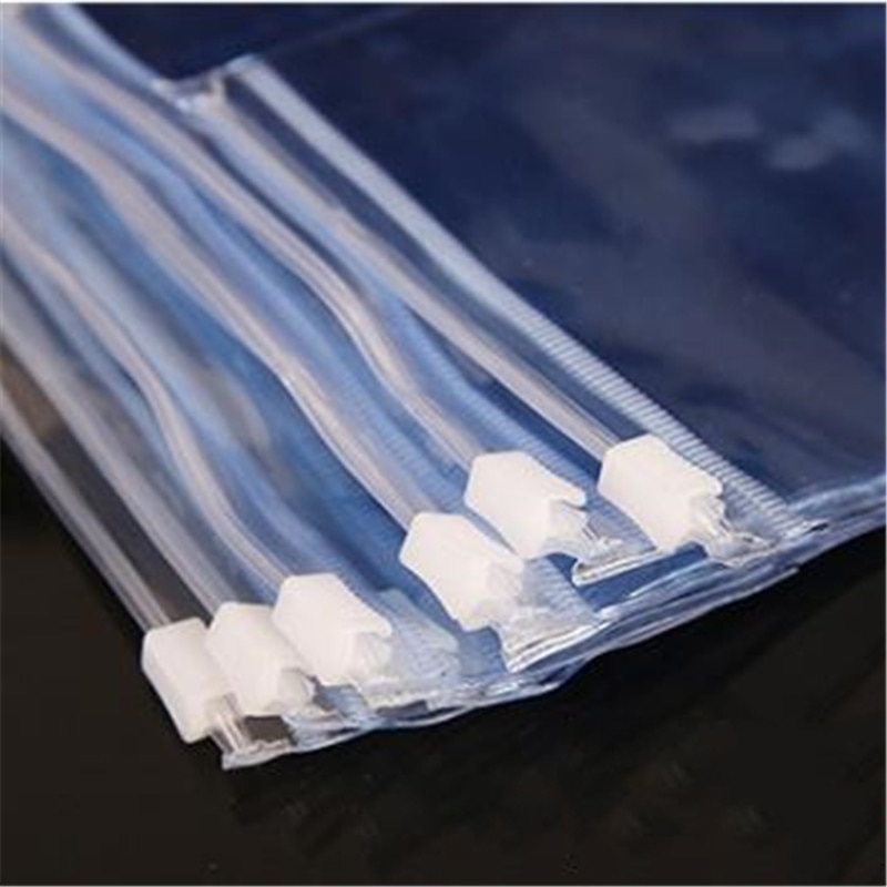 Sac en plastique souple épais clair sac à fermeture éclair en PVC scellé Anti-oxydation bijoux sac de rangement Souvenir emballage universel 10 pièces/lot