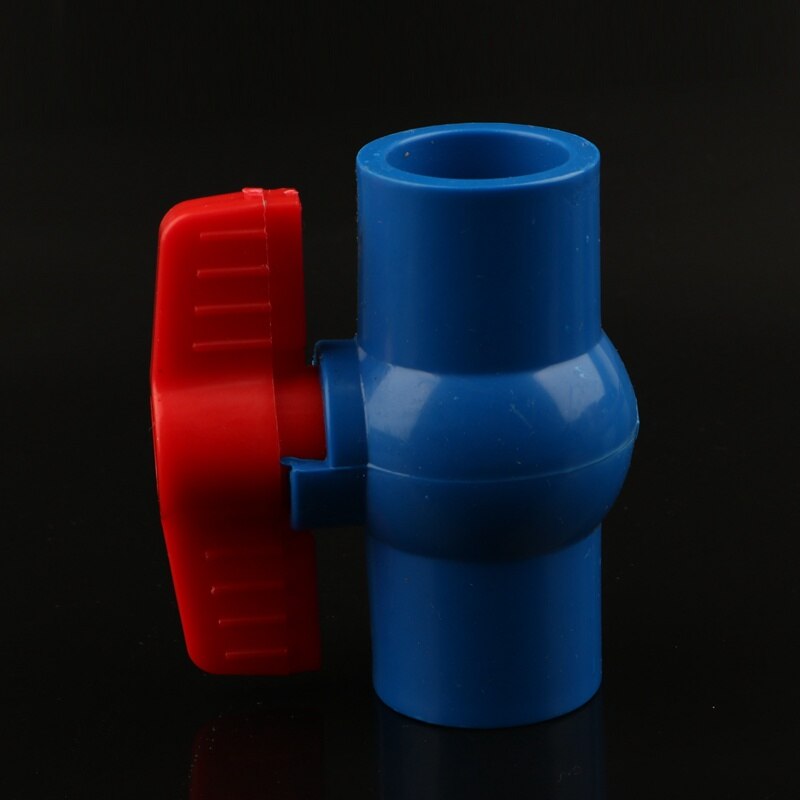 1 Pc Pvc 1 1/2 "X 1 1/2" Draad, 50 Mm Tot 50 Mm Kogelkraan Slip Shut Handvat Valve Pvc Water Buisleidingen Sanitair Buis Connector: Socket / Blauw