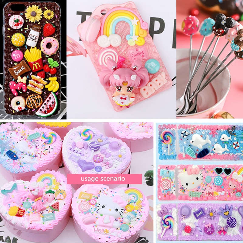 10-50 stk blandet blomst flatback plan harpiks farve diy håndværk leverer telefon shell dekor patch patch ornament ornament hår tilbehør