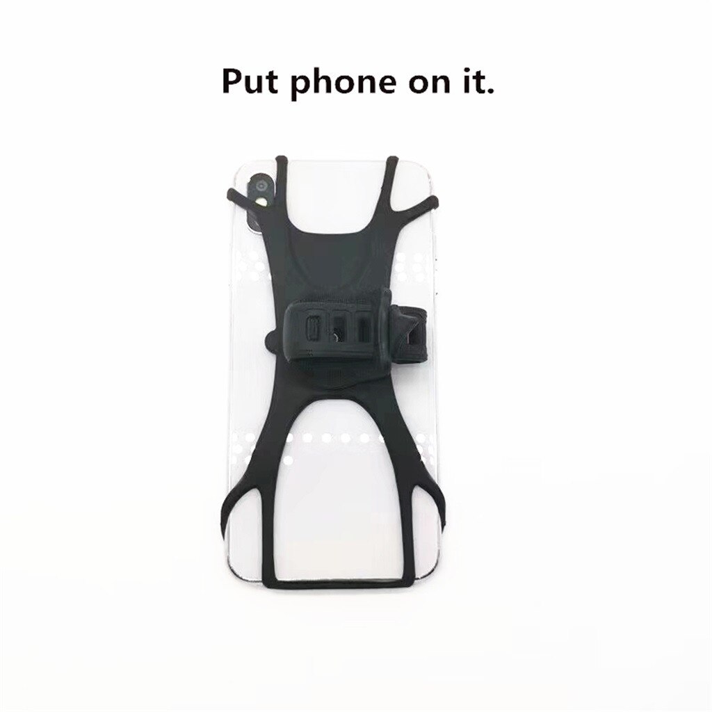 #H25 Bike Phone Holder 360°Rotation Silicone Bicycle Motorcycle Handlebar Mount bycicle phone holder Bicycle Handlebar Mount