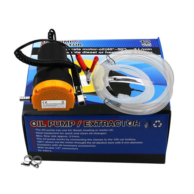 12V/24V Car Electricity Oil Extractor Transfer Pump Oil Diesel Pump Self-suction Transfer Change Pump MINI Oil Pump