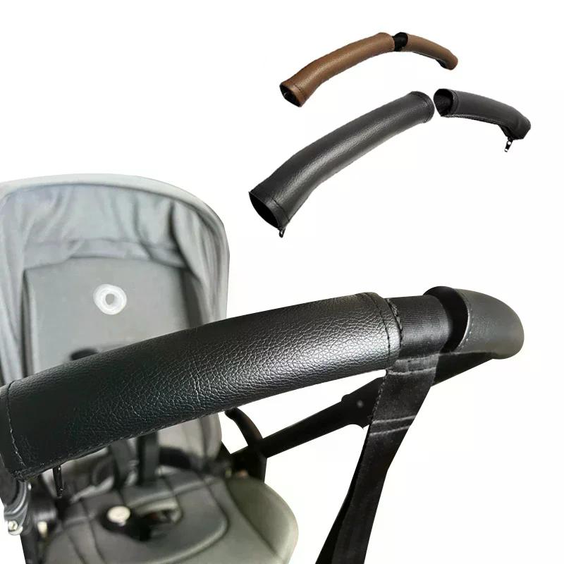Kinderwagen griff abdeckung passend für Bugaboo Biene3 Biene5 Bienen kinderwagen zubehör pu Lederbezug Wagenarmlehnen-Schutzhülle