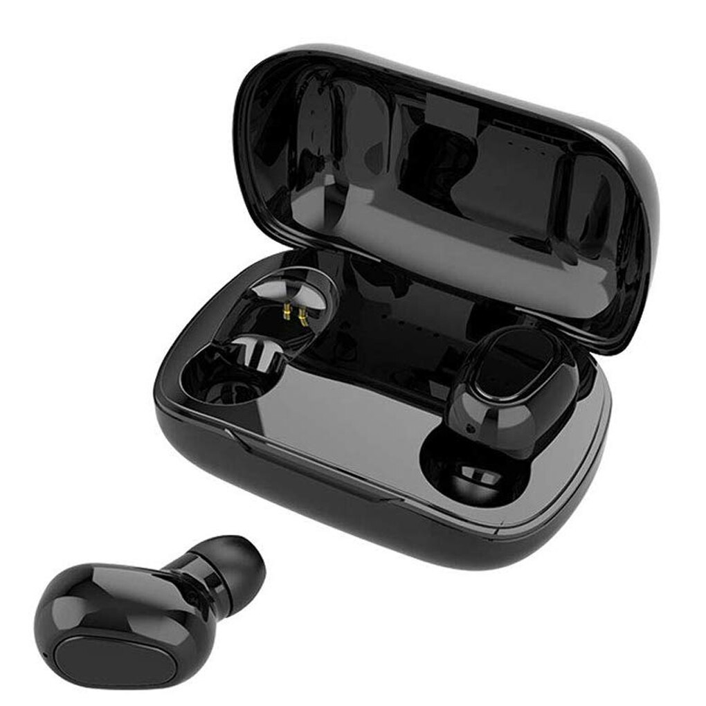 Draadloze Bluetooth 5.0 Hoofdtelefoon L21 Stereo Sport Oordopjes Noise Cancelling Tws In-Ear Oordopjes Met Opladen Case Voor Iphone: NO.1