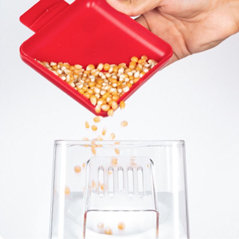 Automatic Popcorn Maker Machine US / EU Plug for Home Powerful Fat Free Quick Preparation Household Kitchen Appliances