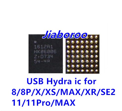 10 Stks/partij 1612A1 U6300 Hydra Usb Lader Opladen Ic Voor Iphone 11 11/Pro/Max X/Xr/Xs/Xsmax 8 8Plus