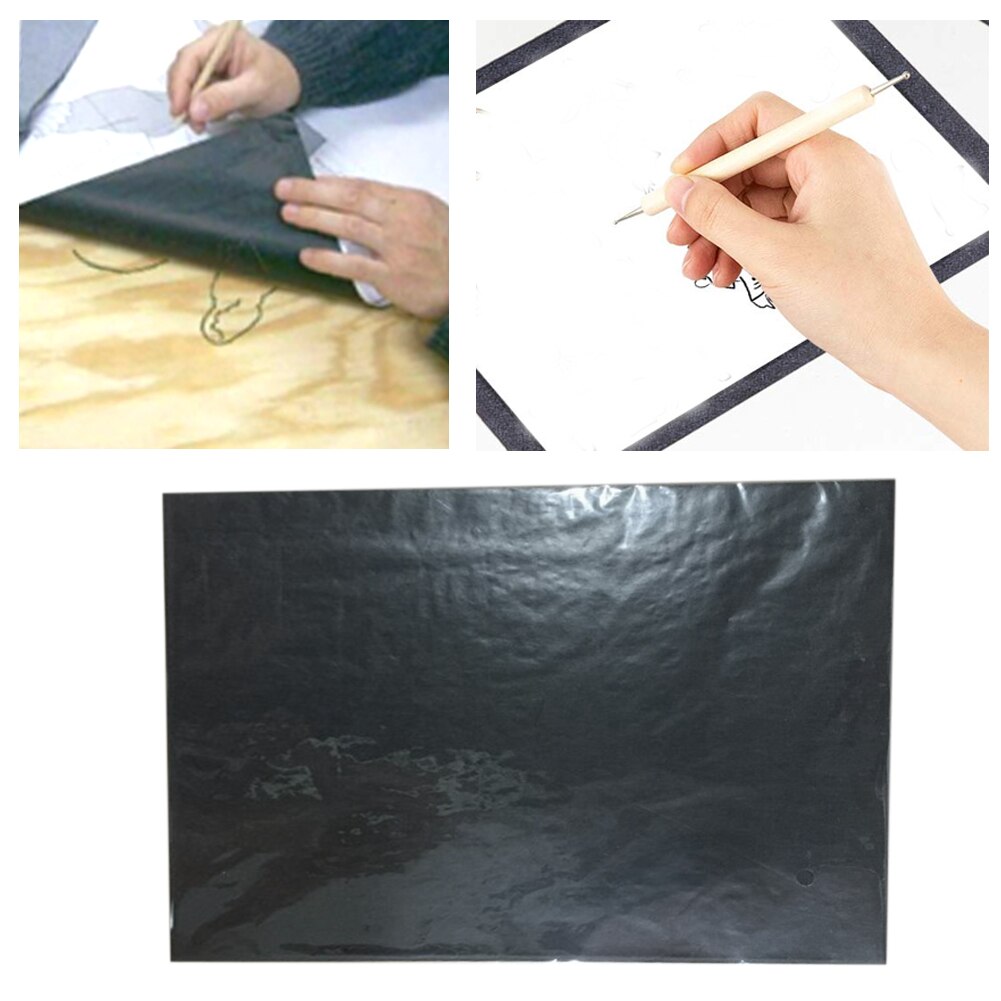 25 Sheets Painting Accessories Copy Wood Burning Art Craft Transfer Tracing Office DIY Stationery Graphite Reusable Carbon Paper