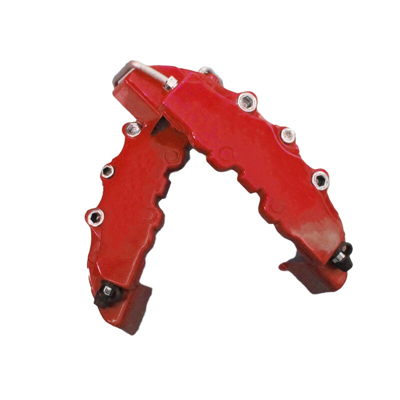 Car Modified Wheel Brake Caliper 3D Stereo Brake Decorative Caliper Universal Kit For 17 Inches 2 Pcs