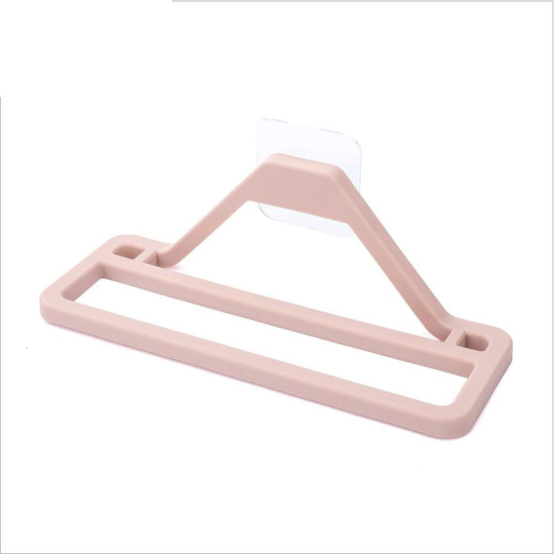 Duurzaam Badkamer Slipper Rack Gratis Punch Pasta Wc Schoenenrek Eenvoudige Slipper Rack Verstelbare Opslag Schoenenrek Badkamer Gereedschap: Pink