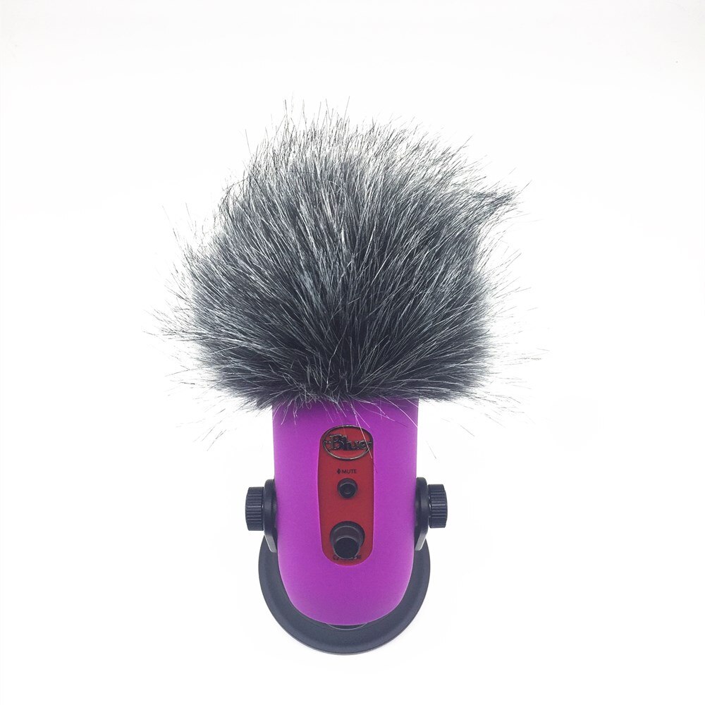 Dead Cat Outdoor Microphone Artifical Furry Windshield For Blue Yeti With Sponge Mic Cover Windproof Foam Blue Mantis
