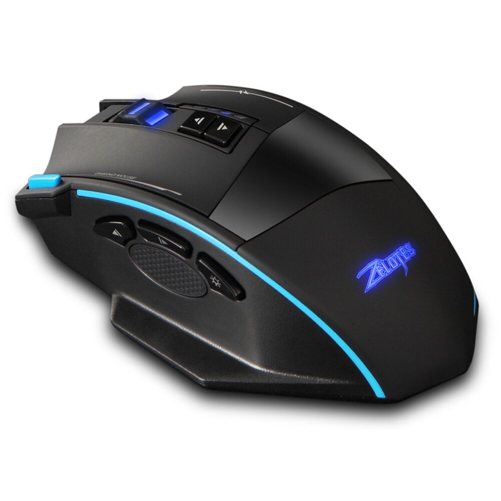 Zelotes F-35 2.4Ghz Verticale Draadloze Muis 2400Dpi 6 Knoppen Ergonomische Optische Computer Gaming Mouse Gamer Muizen Voor Laptop pc