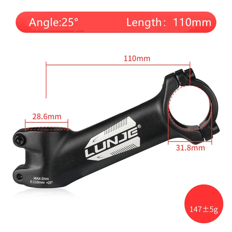 Ultralight Bike Stem 17 Degree Aluminium Alloy MTB Road Bicycle Stem 31.8mm 60/70/80/90/100/110 Mountain MTB Bicycle Power Parts: army green