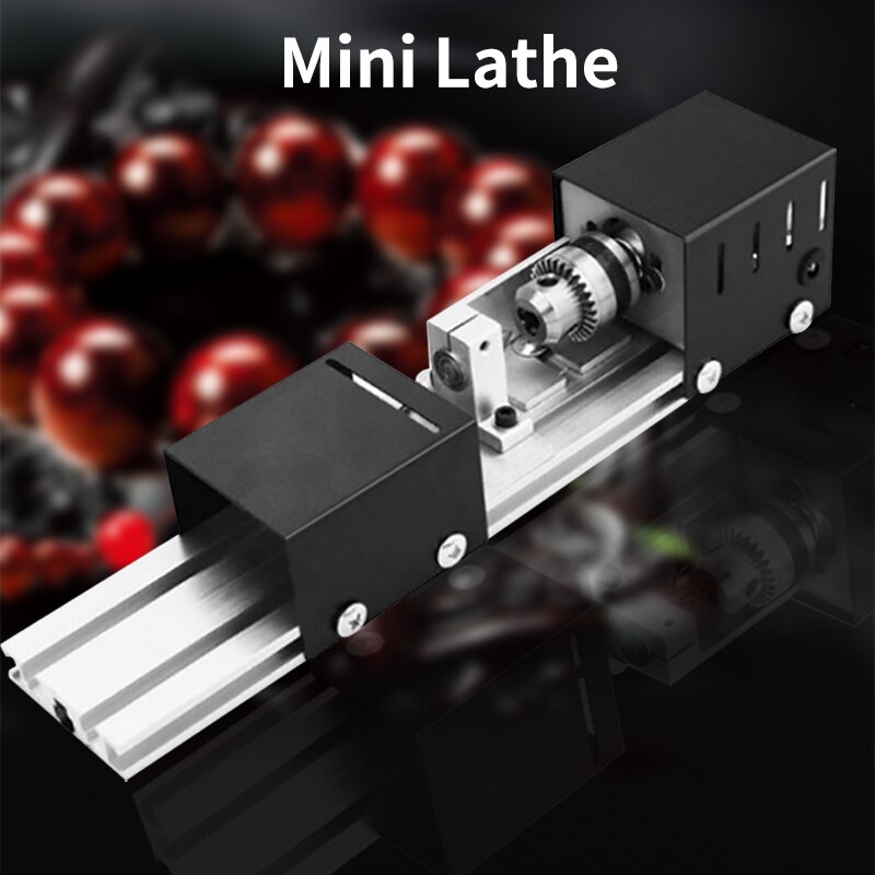 DIY Lathe Polishing Drill Rotary Tool Polishing Ball Lathe Drilling Tool Set Mini Buddha Ball Machine Micro Lathe