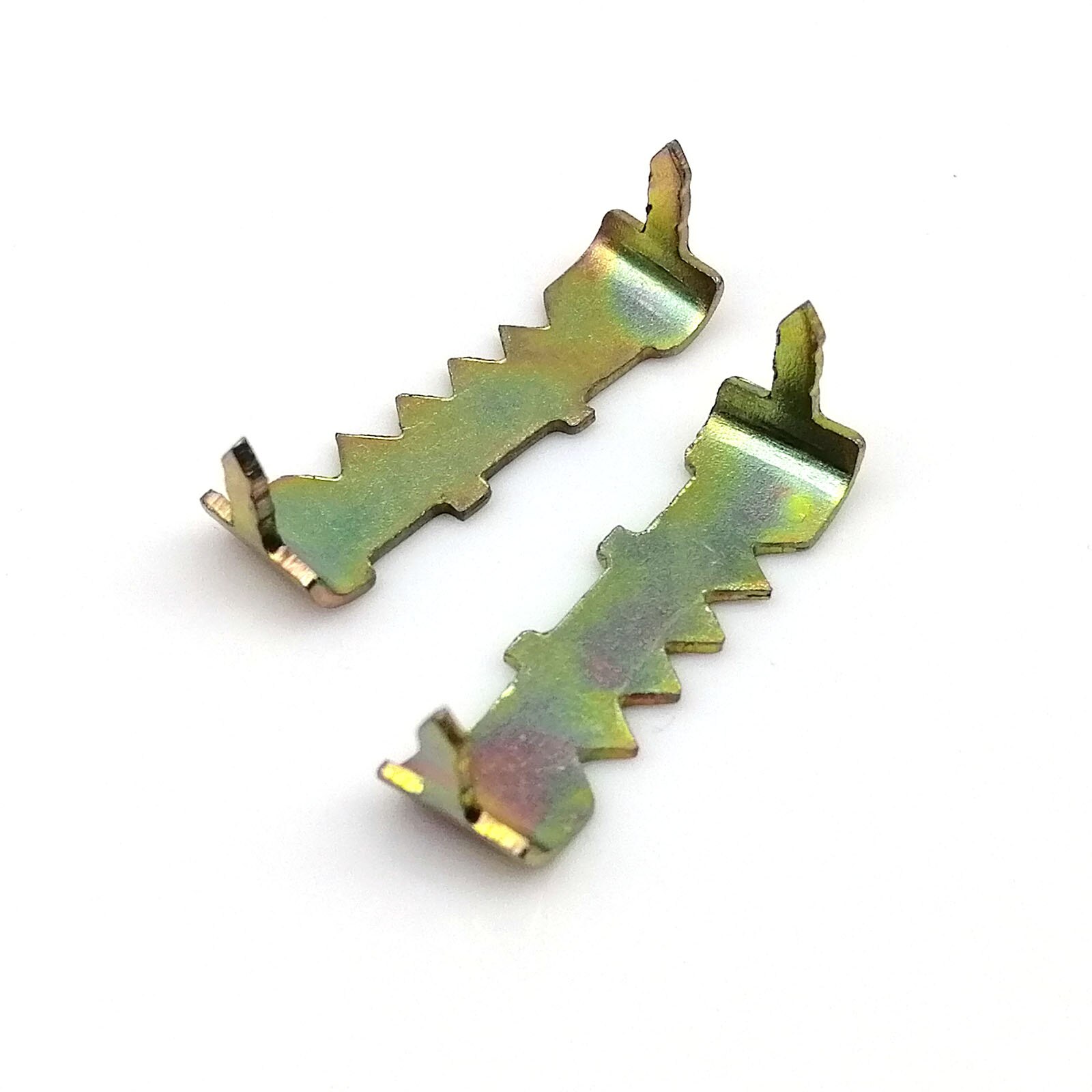 50 Stuks Saw Tand Zaagtand Meubels Corner Edge Vaste Picture Frame Hanger Opknoping Foto Schilderij Spiegel Haak Geen Nail Schroef 1 Inch