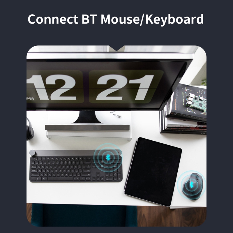 B02 Bluetooth Adapter Mini Wireless Portable USB Bluetooth 5.0 Receiver Transmitter
