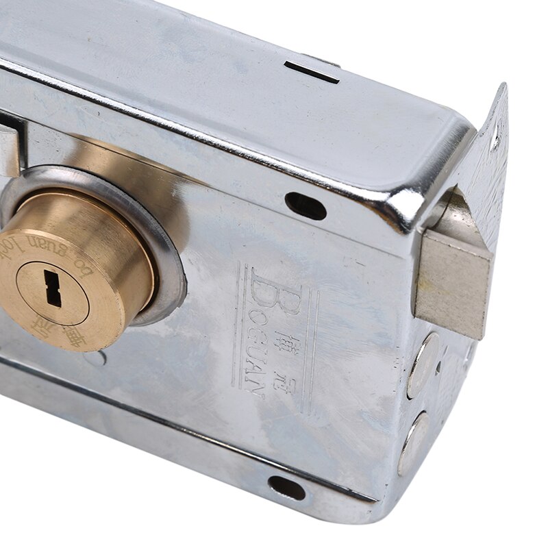 Door Lock Strong Deadbolt Universal Exterior Anti-theft Lock Stainless Steel Multiple Insurance Smooth Home Security Accessory