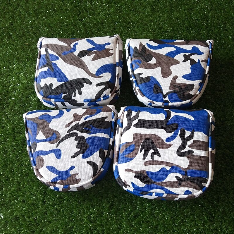4Styles Mallet Golf Putter Head Cover Waterproof PU Leather Golf Putter Headcover For Man Women