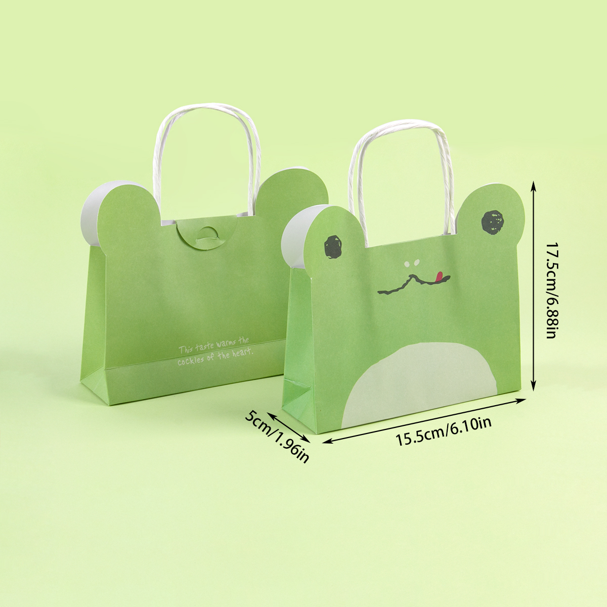 4pcs Cartoon Dieren Snoepzakjes - Beer Kikker Hond Kat - Jungle Verjaardagsfeest Koekjes Verpakking