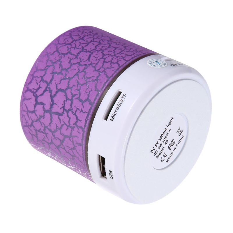Portable Mini Bluetooth Speakers Wireless Hands Free LED Speaker TF USB FM Sound Music For iPhone X Samsung Mobile Phone