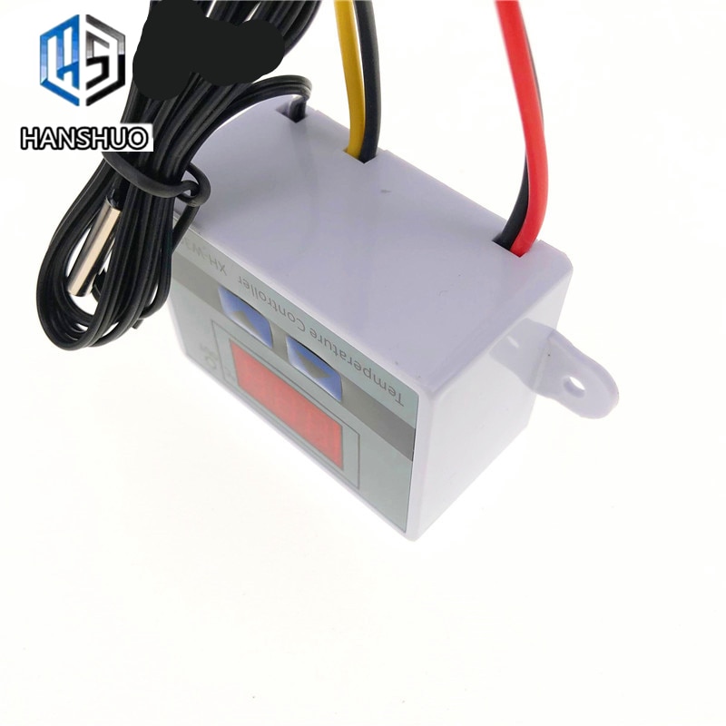 12V/ 24V/ 220V W3001 Digital LED Temperature Controller 10A Thermostat Control Switch Probe XH-W3001