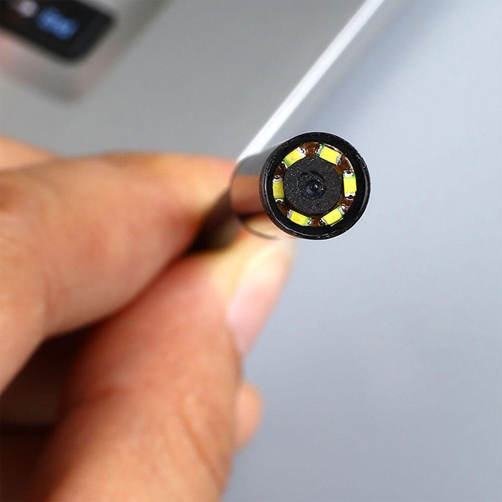Endoscope Gizcam 1 M 7 MM étanche OTG Android téléphone Endoscope Inspection USB Endoscope Tube avec 6 led serpent Mini caméras