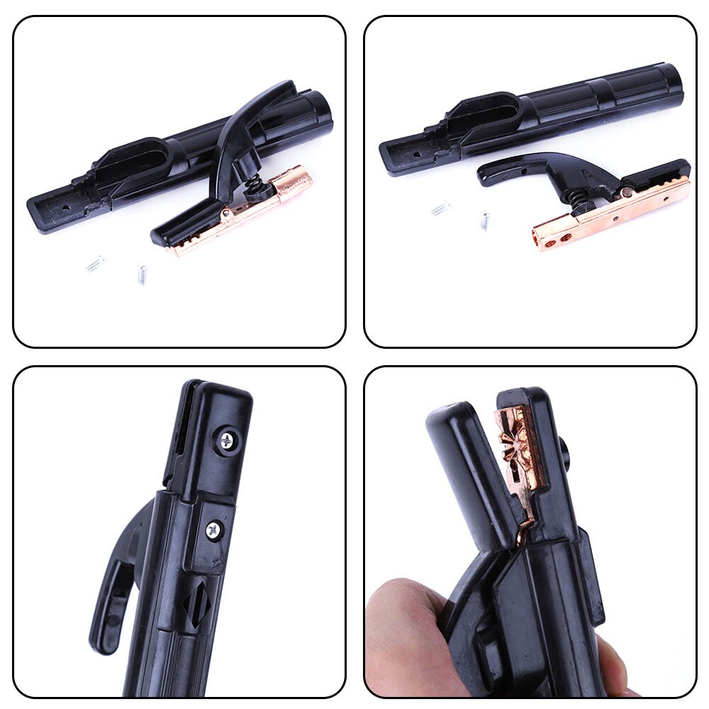 300A Electrode Holder Stick Welding Rod Copper Mini Cable Welding Clamps Stinger Clamp Tool Heat Resistant